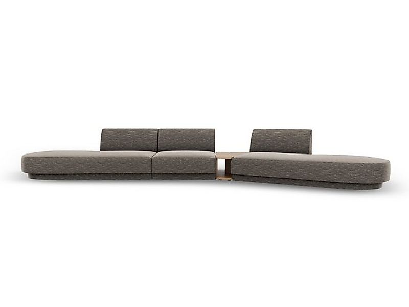 Micadoni Sofa Miley, modular 5-Sitzer ohne Armlehnen günstig online kaufen