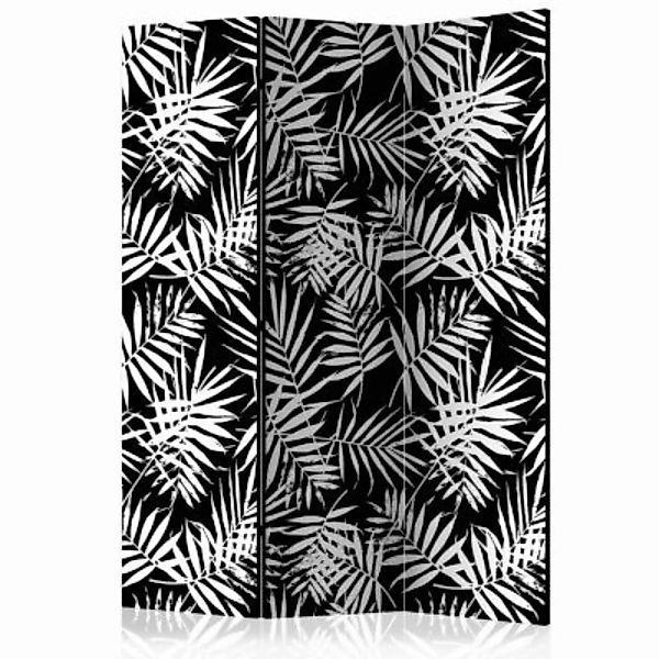 artgeist Paravent Black and White Jungle [Room Dividers] schwarz/weiß Gr. 1 günstig online kaufen