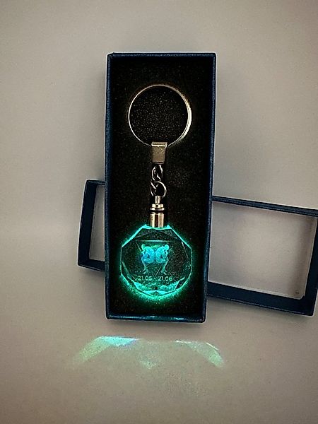 Stelby Schlüsselanhänger Zwillinge Sternzeichen Schlüsselanhänger Multicolo günstig online kaufen