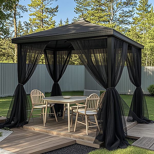 Jibenhome Moskitonetz Outdoor Gardine DIY Verstellbare günstig online kaufen