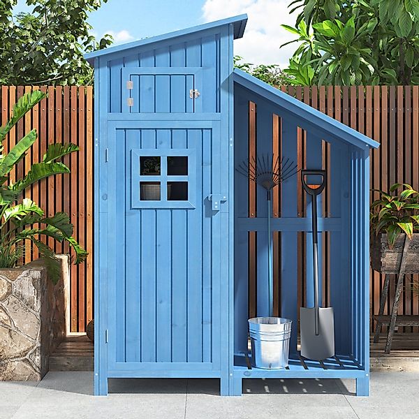 Merax Garten-Geräteschrank, BxT: 124x53 cm, mit günstig online kaufen