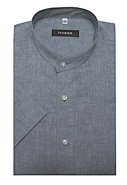 Huber Hemden Kurzarmhemd HU-0130 Stehkragen Kurzarm günstig online kaufen