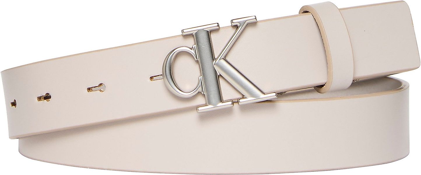 Calvin Klein Jeans Ledergürtel Monogram Plaque günstig online kaufen