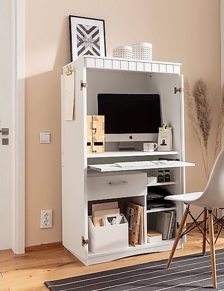 VOGL Möbelfabrik Sekretär Niklas, PC-Schrank, Home Office, Maße 80x50x138 c günstig online kaufen