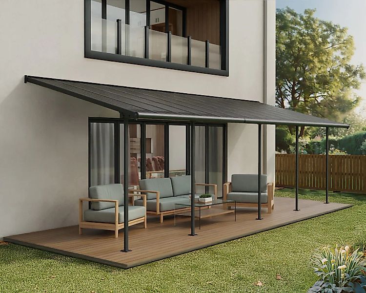Palram - Canopia Terrassendach "Capri Alu Terrassenüberdachung" einfache DI günstig online kaufen