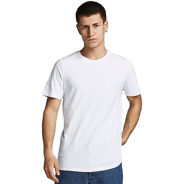Jack & Jones Organic Logo Kurzarm O Hals T-shirt XS White / Slim Fit günstig online kaufen