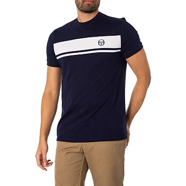 Sergio Tacchini  T-Shirts & Poloshirts Master T-Shirt Navy/White Tonal günstig online kaufen