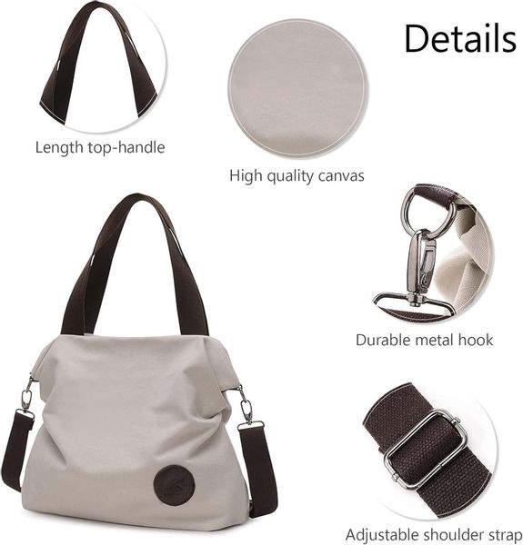 Coonoor Schultertasche Canvas Damen handtasche mit günstig online kaufen
