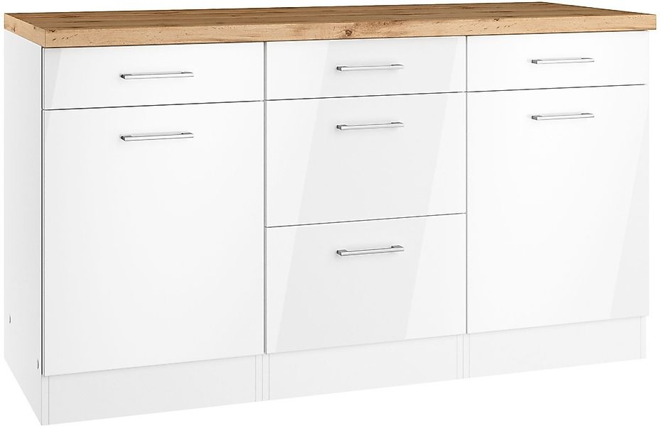 KOCHSTATION Unterschrank "KS-Milan" Unterschrank 150 cm, matte oder hochglä günstig online kaufen