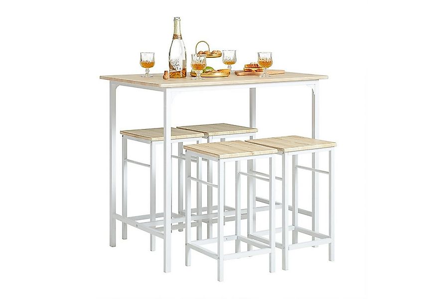 SoBuy Bartisch OGT11, Essgruppe Küchentisch Set für Esszimmer Balkon Garten günstig online kaufen