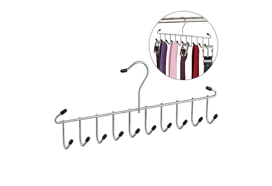 relaxdays Gürtelbügel Gürtelhalter mit 12 Haken günstig online kaufen