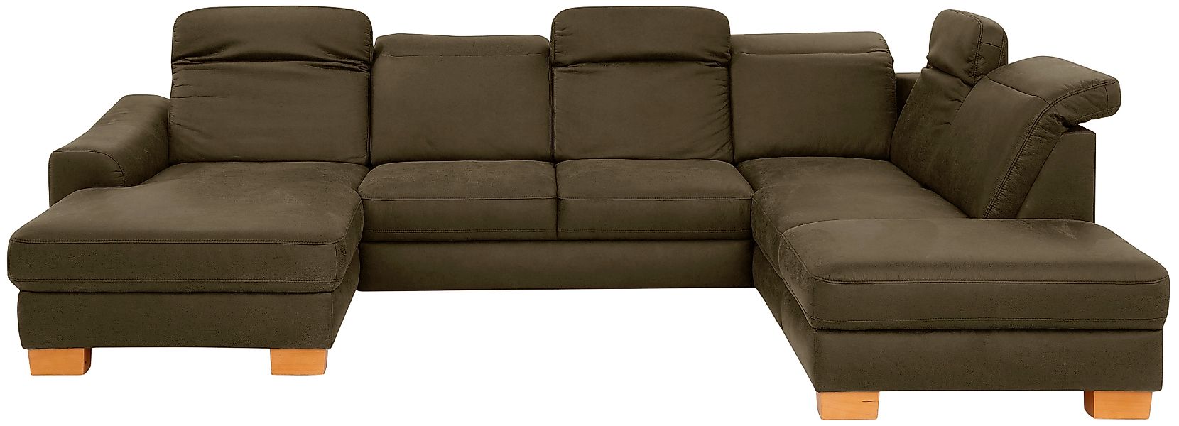 Home affaire Wohnlandschaft »Dundee U-Form« wahlweise mit Kopfteilverstellu günstig online kaufen