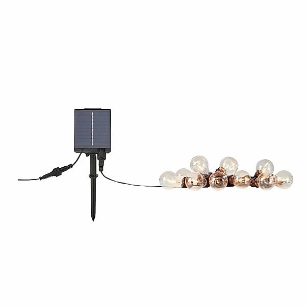 Lichterkette Suno, Solar, USB, Kunststoff, 10-flammig, IP44 günstig online kaufen