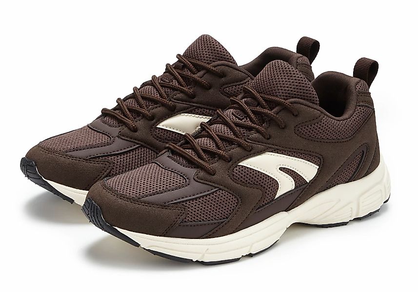 LASCANA Sneaker "Halbschuh," runde Schuhspitze, sportive Sohle, mit Schnüru günstig online kaufen