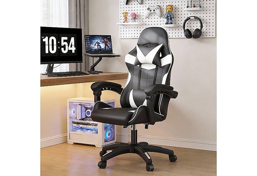 oyajia Gaming-Stuhl Gaming Stuhl, Bürostuhl Ergonomisch Wippfunktion bis zu günstig online kaufen