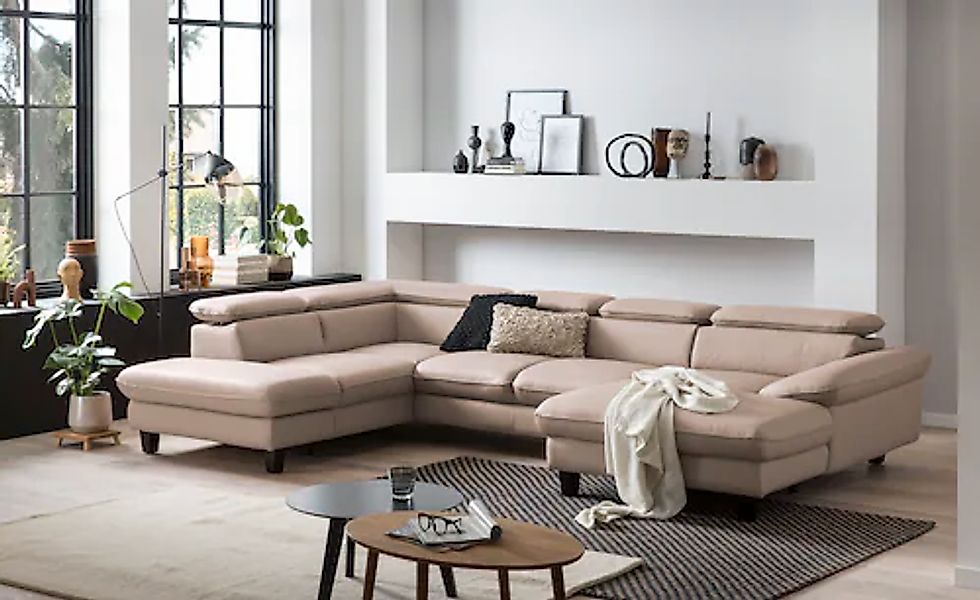 Home affaire "Pilot U-Form" mit Kopfteilverstellung, wahlweise mit Bettfunk günstig online kaufen