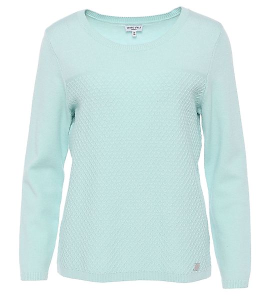Georg Stiels Strickpullover Langarmshirt koerpernah mit günstig online kaufen