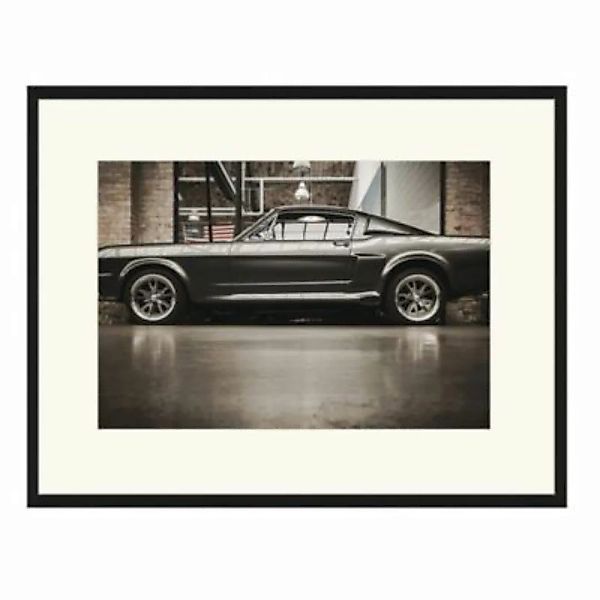 Any Image Wandbild Ford Mustang GT 500 schwarz Gr. 30 x 40 günstig online kaufen