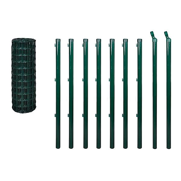 vidaXL Gartenzaun Eurozaun Stahl 10x0,8 m günstig online kaufen