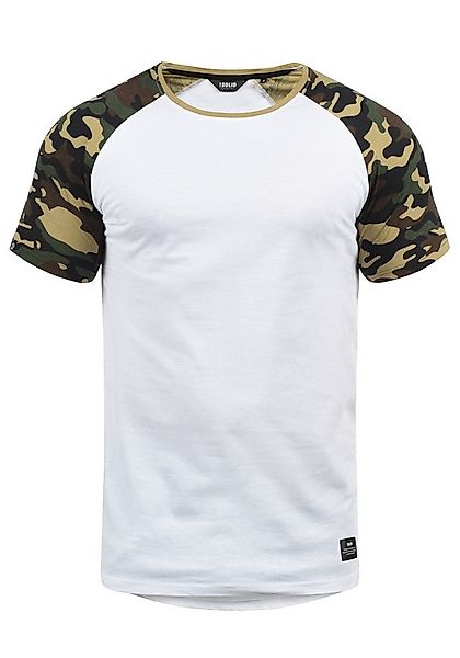 !Solid Rundhalsshirt SDCahil Kurzarmshirt mit Tarnmuster-Print günstig online kaufen