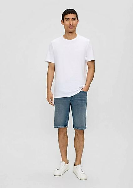 s.Oliver Stoffhose Jeans-Shorts / Straight Leg / High Rise günstig online kaufen