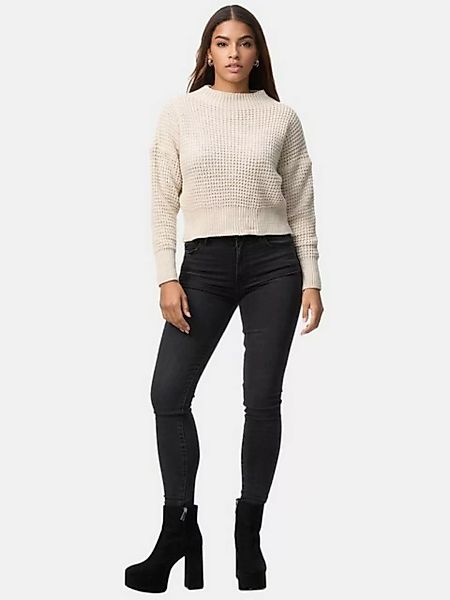 Elara Strickpullover Elara Damen Strickpullover Runderkragen (1-tlg) günstig online kaufen