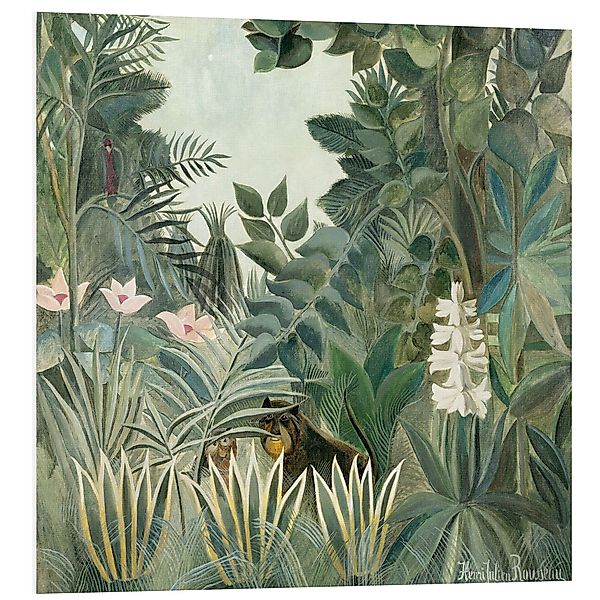 Posterlounge Wandbild Äquatorialer Dschungel, Henri Rousseau, günstig online kaufen