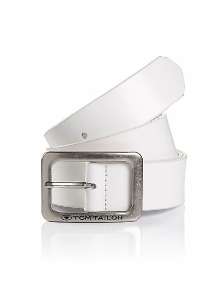 TOM TAILOR Ledergürtel "TTEVE", 4 cm breiter Damen Ledergürtel, kalssiches günstig online kaufen