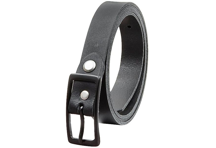 COLOGNEBELT Ledergürtel OM13-SL-Schwarz MADE IN GERMANY, Schwarz Kürzbar, 1 günstig online kaufen
