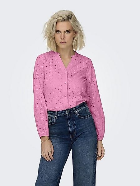 ONLY Spitzenbluse ONLALFIE NICE EMB LS günstig online kaufen