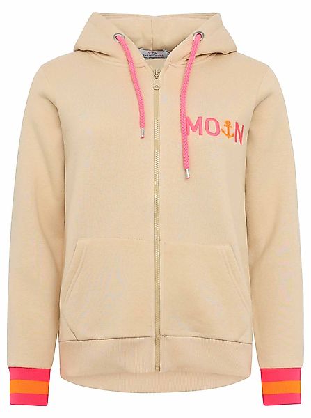 Zwillingsherz Kapuzensweatjacke Hoodiejacke Moin" Mit Kapuze günstig online kaufen