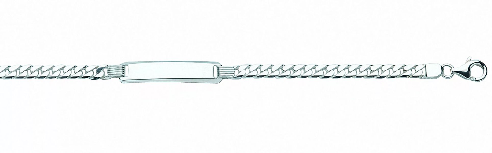 Adelia´s Silberarmband "925 Silber Flach Panzer Armband 19 cm Ø 4,6 mm", Si günstig online kaufen