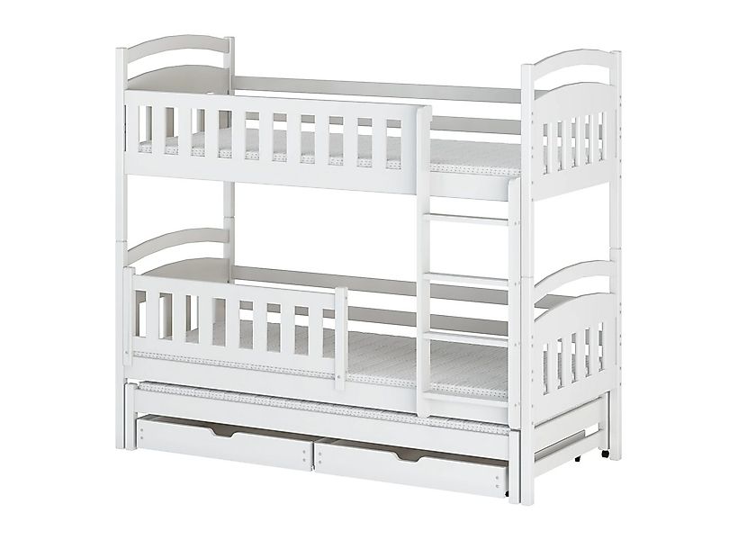 Kids Collective Etagenbett Hochbett Stockbett Kinderbett 90x200 cm mit Ausz günstig online kaufen