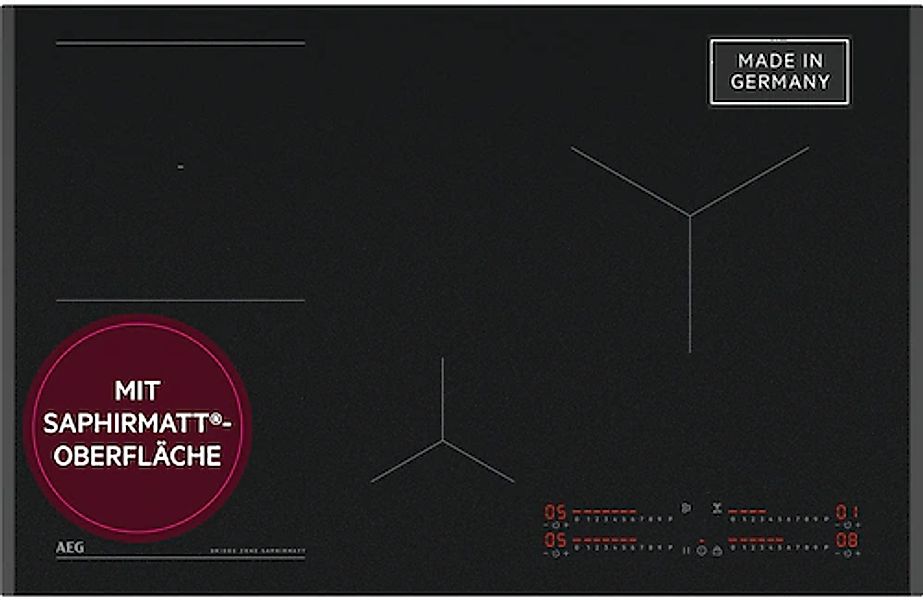 AEG Induktions-Kochfeld »TII84B0FFZ«, SaphirMatt-Bis zu 4x kratzresistenter günstig online kaufen