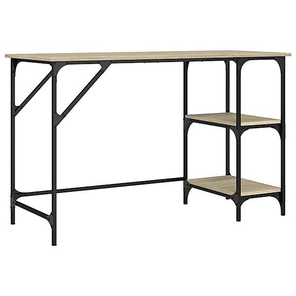 vidaXL Schreibtisch Sonoma-Eiche 120x50x75 cm Metall Holzwerkstoff 845322 günstig online kaufen