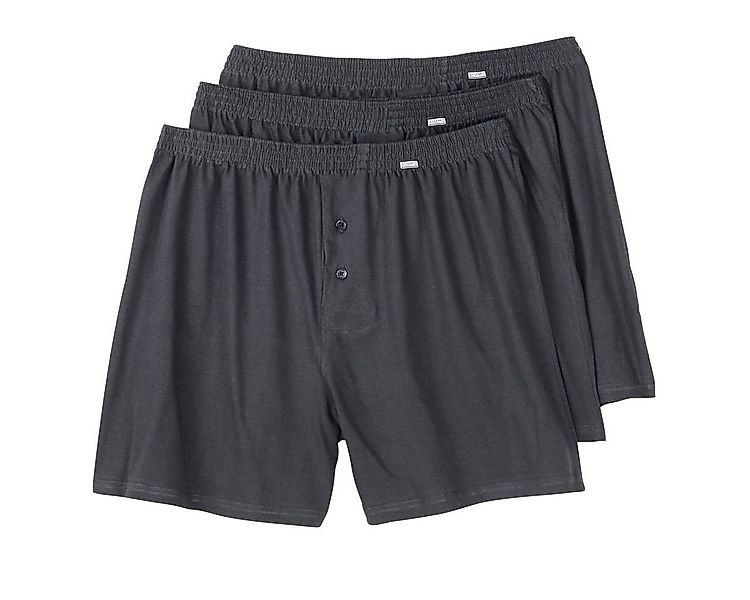 ADAMO Boxershorts Adamo 3er-Pack Boxershorts anthrazit Übergröße (Packung, günstig online kaufen