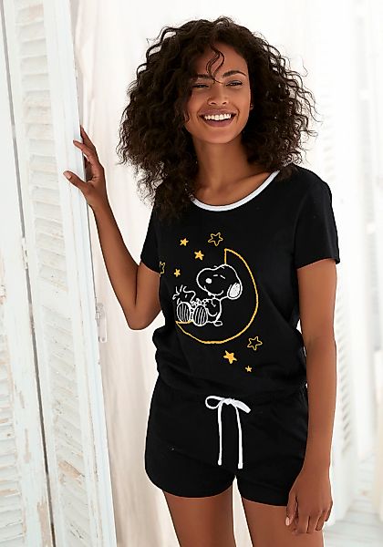 Peanuts Shorty 2 Stk. tlg., mit Snoopy Druckmotiv günstig online kaufen