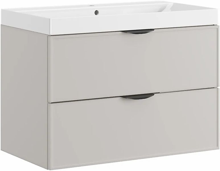 welltime Waschtisch "FLOW SIMPLE mit Waschbecken, Breite 60 oder 80cm, mode günstig online kaufen