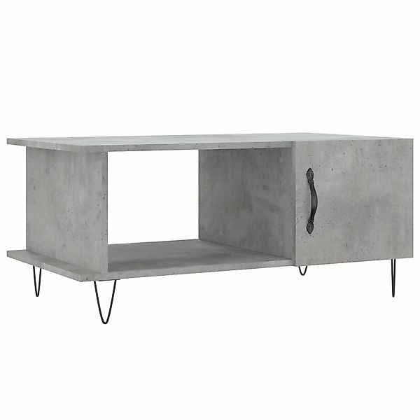 vidaXL Couchtisch Betongrau 90x50x40 cm Holzwerkstoff Modell 4 günstig online kaufen