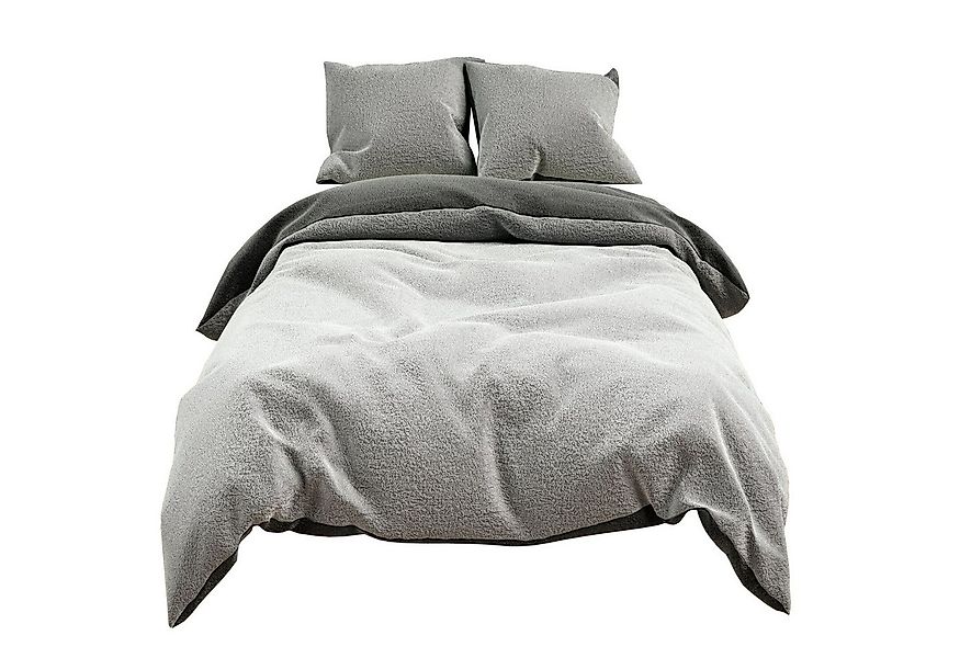 Visaggio Bettwäsche Winter Teddy Plüsch, Fleece, 2 teilig, Flauschig warmes günstig online kaufen