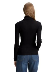 TOM TAILOR Denim Rollkragenpullover in Strick-Optik günstig online kaufen