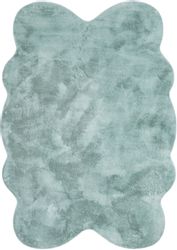 Paco Home Fellteppich "Pelt 640" fellförmig 16 mm Höhe Kunstfell, Uni Farbe günstig online kaufen