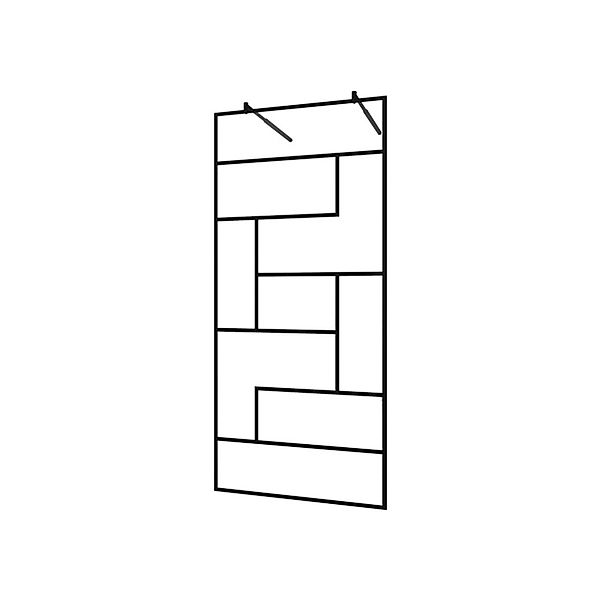 Duschparadies Walk in Glas 97.7 x 200cm Duschabtrennung 8mm Nano Glas Dusch günstig online kaufen