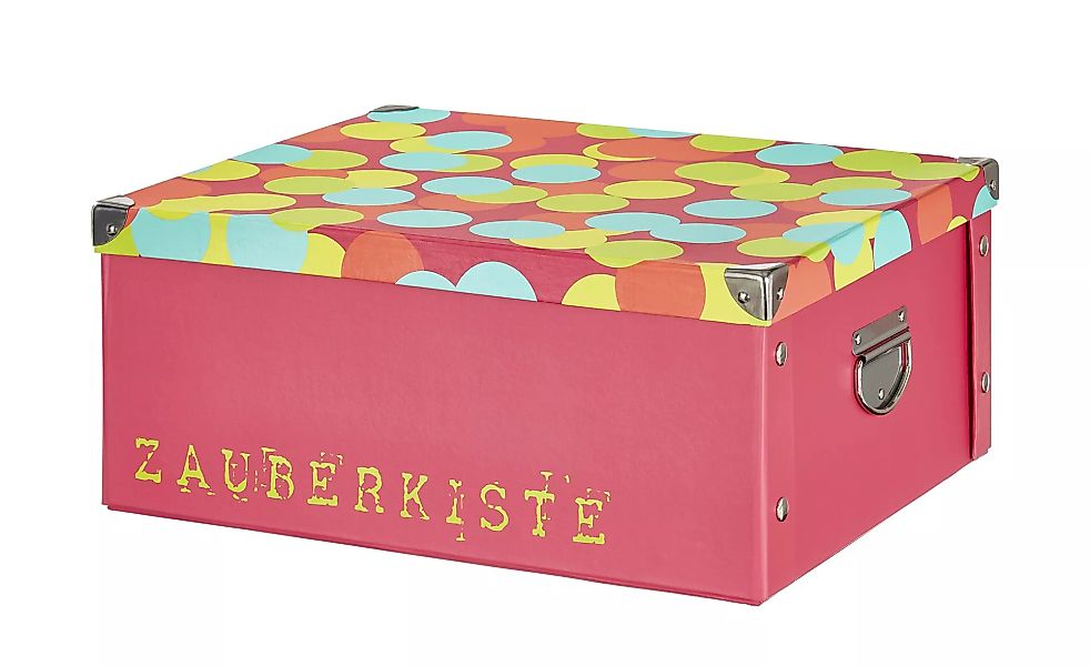 Pappbox - rosa/pink - Metall, Pappe - 33 cm - 17 cm - 40 cm - Sconto günstig online kaufen