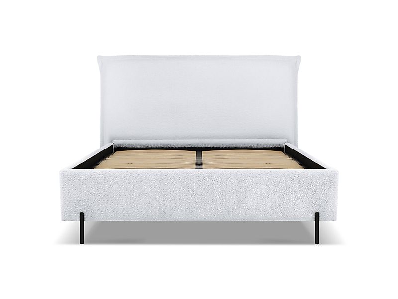 Milo Casa | Bettgestell Armie Bouclé mit Stauraum günstig online kaufen
