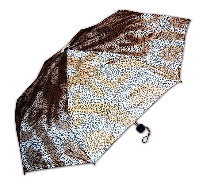 Susino Taschenregenschirm REGENSCHIRM Ø98cm Leopard manuell günstig online kaufen