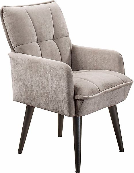 exxpo - sofa fashion Esszimmerstuhl "Mocca" () Armlehnenstuhl, bequem gepol günstig online kaufen