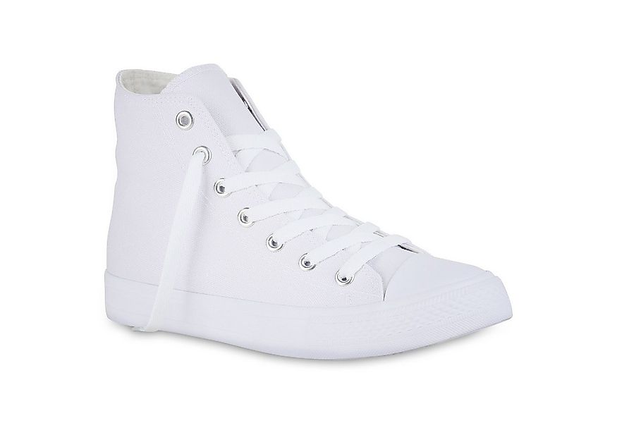 VAN HILL 826092 Sneaker Herren Sneaker High Canvas Turnschuhe Schnürer Frei günstig online kaufen