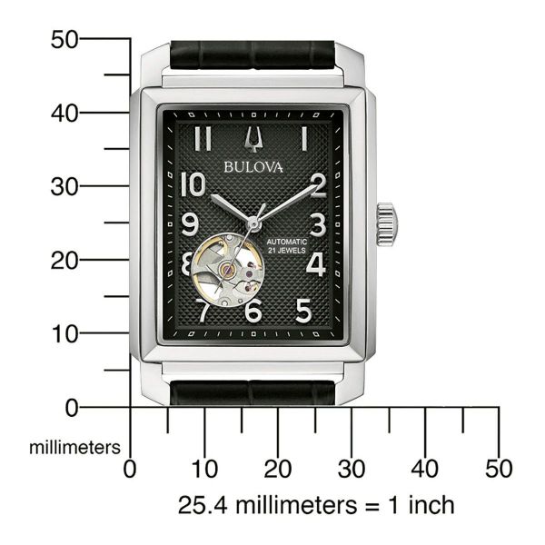 Bulova Automatikuhr Sutton 96A269, Armbanduhr, Herrenuhr, günstig online kaufen