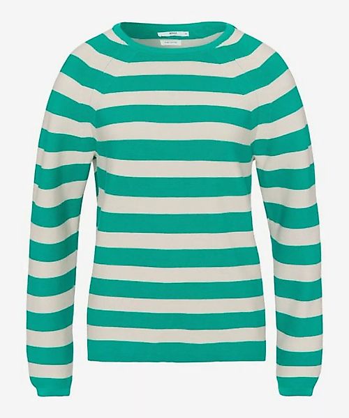 Brax Strickpullover Pullover mit Streifenoptik günstig online kaufen